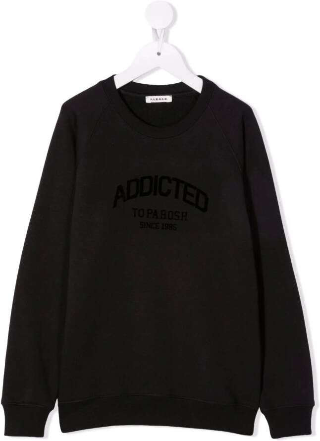 P.A.R.O.S.H. Sweater met ronde hals Zwart