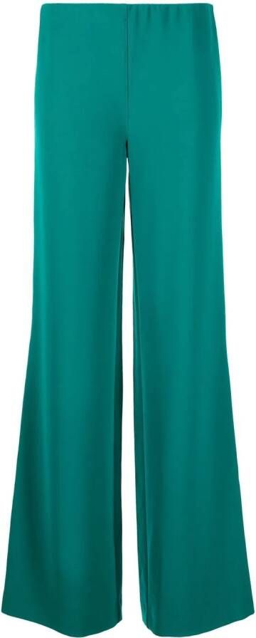 P.A.R.O.S.H. Pantalon met wijde pijpen Groen