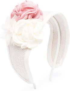 Patachou 3D-flower headband Beige