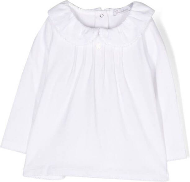 Patachou Blouse met geplooid detail Wit