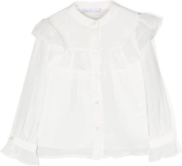 Patachou Blouse met ruches Wit