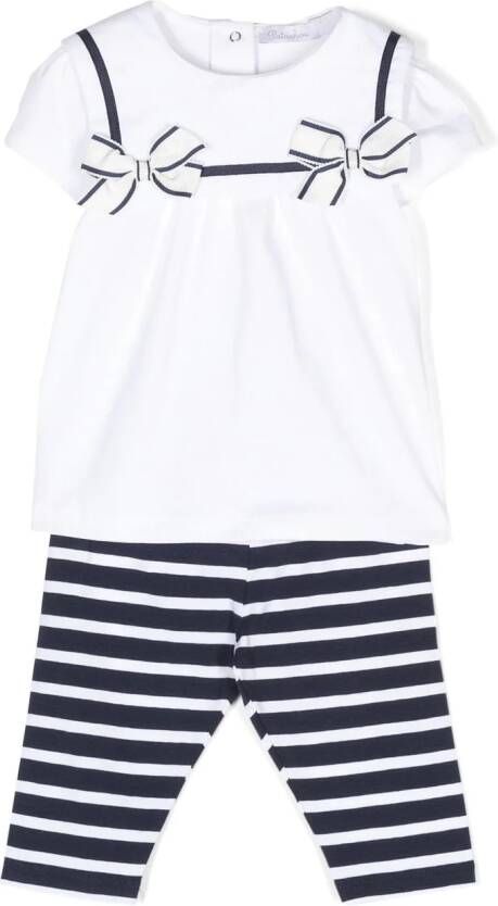 Patachou Broek met strikdetail Wit