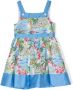 Patachou Flared jurk Blauw - Thumbnail 1