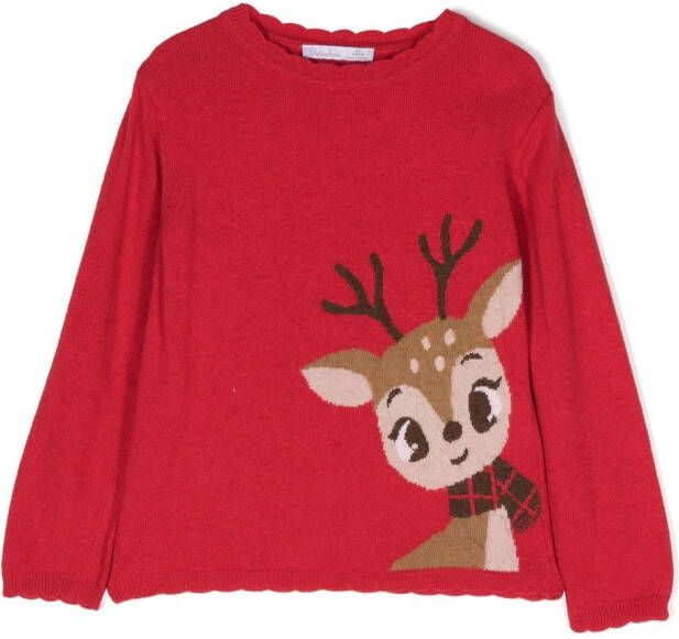 Patachou Gebreide trui Rood