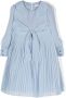 Patachou Geplooide maxi-jurk Blauw - Thumbnail 1
