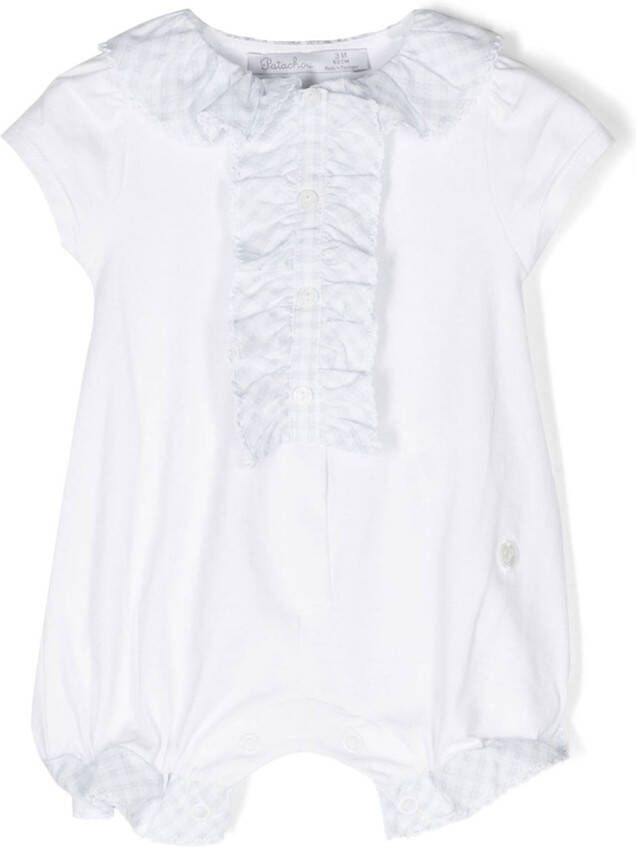 Patachou Geruite romper Wit