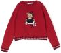 Patachou Intarsia trui Rood - Thumbnail 1