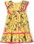 Patachou Jurk met bloe print Geel - Thumbnail 1