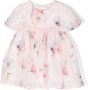 Patachou Jurk met bloe print Roze - Thumbnail 1