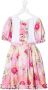 Patachou Jurk met bloe print Roze - Thumbnail 1