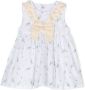 Patachou Jurk met bloe print Wit - Thumbnail 1