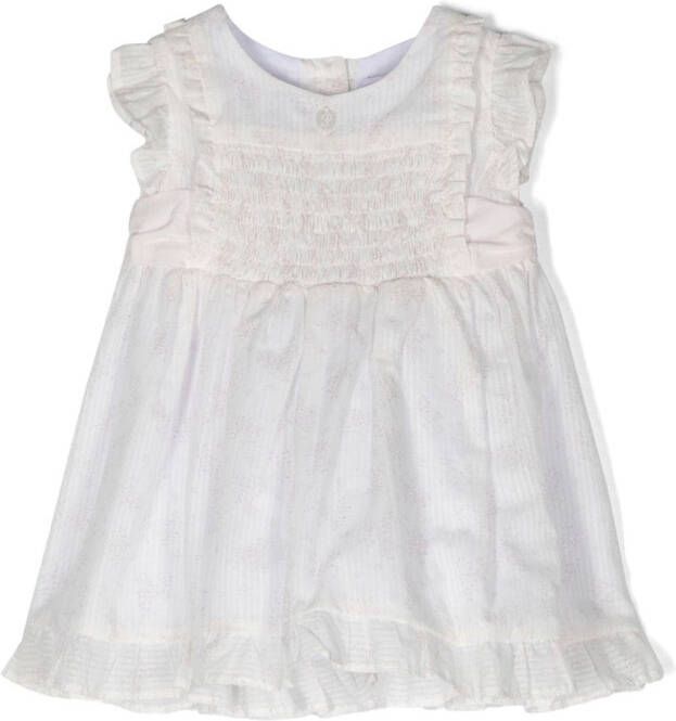 Patachou Jurk met bloe print Wit