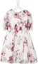 Patachou Jurk met bloe print Wit - Thumbnail 1