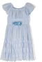 Patachou Jurk met rozendetail Blauw - Thumbnail 1