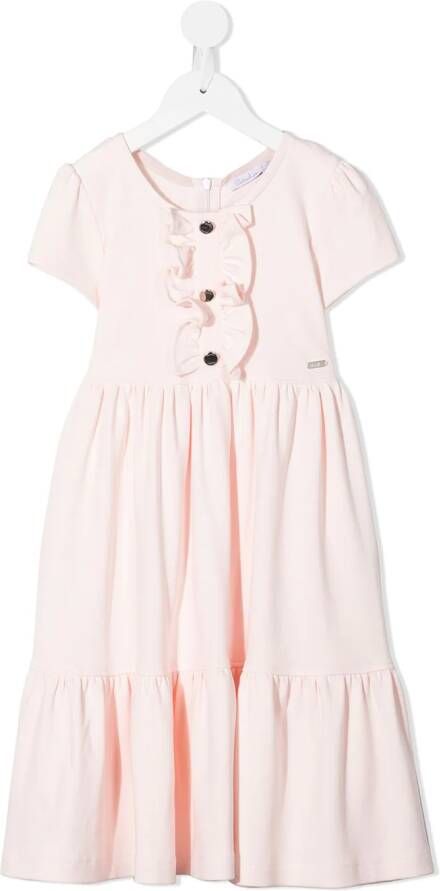Patachou Jurk met ruche afwerking Roze