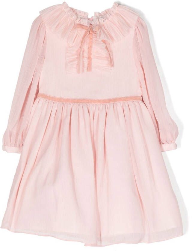 Patachou Jurk met ruches Roze