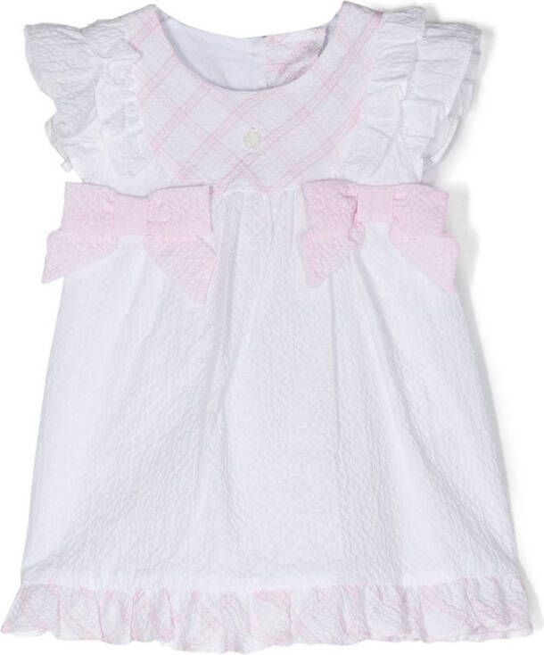 Patachou Jurk met strikdetail Wit