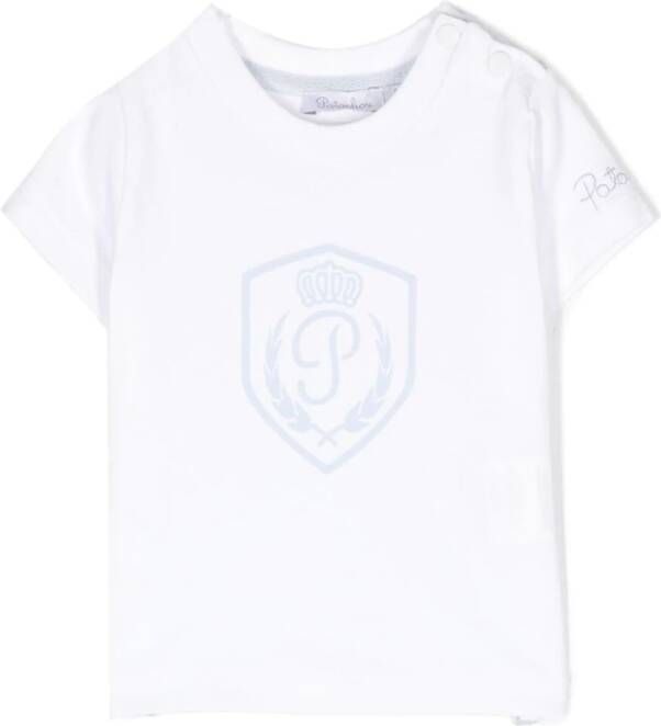 Patachou T-shirt met logoprint Wit