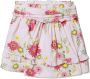 Patachou Mini-rok met bloe print Roze - Thumbnail 1