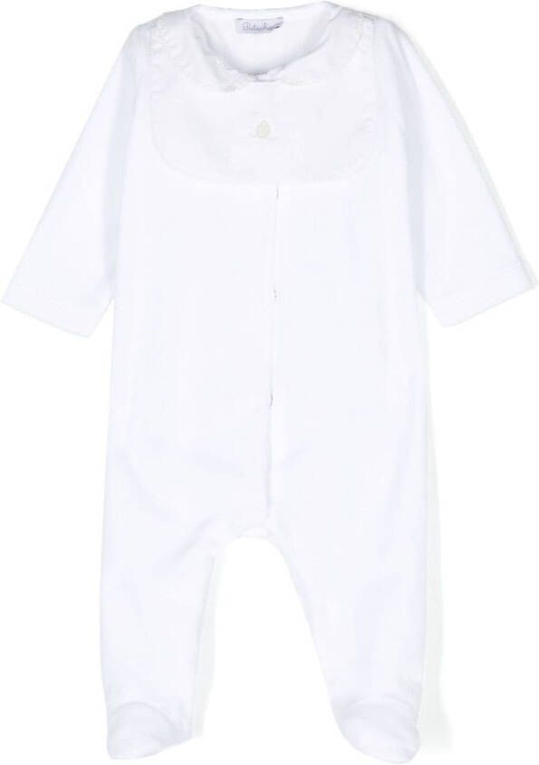 Patachou Romper met slabbetje kraag Wit