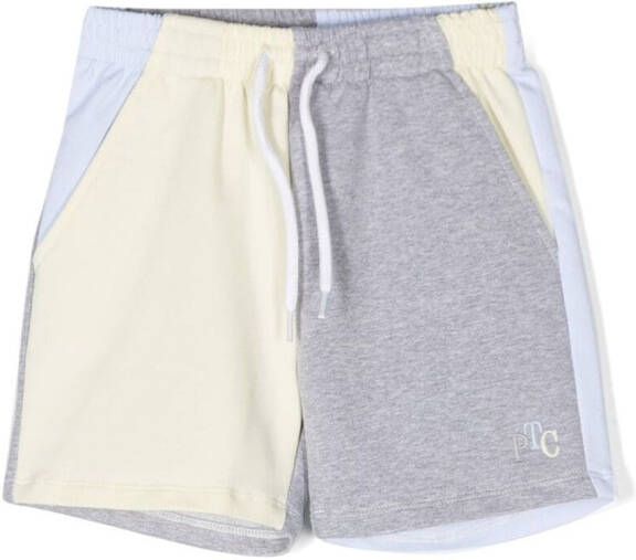 Patachou Shorts met colourblocking Grijs