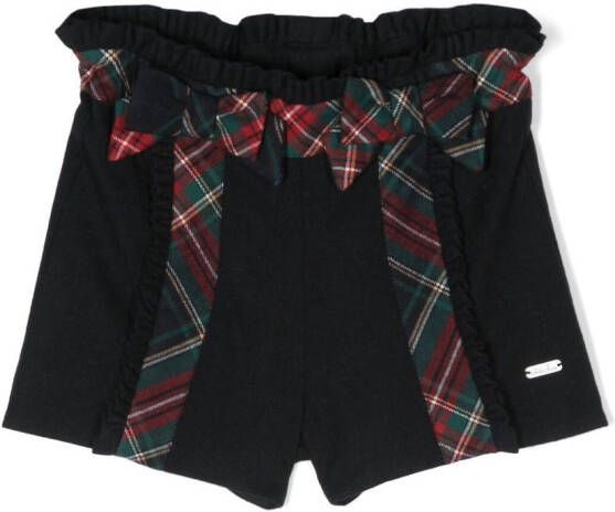 Patachou Shorts met contrasterend vlak Blauw