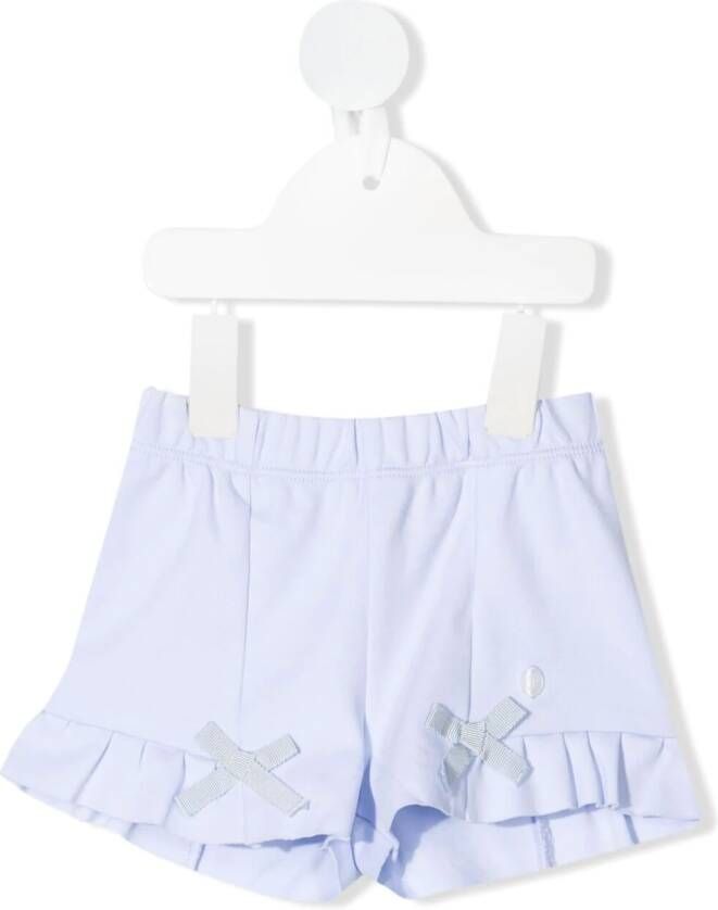 Patachou Shorts met ruche afwerking Blauw