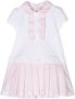 Patachou T-shirtjurk met ruchemouwen Roze - Thumbnail 1