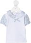 Patachou Top met bloe print Wit - Thumbnail 1