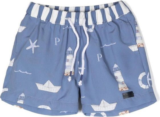 Patachou Zwembroek met logopatch Blauw