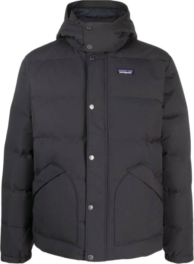 Patagonia Donsjack met capuchon Zwart