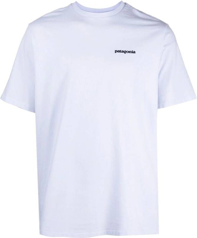 Patagonia T-shirt met logoprint Wit