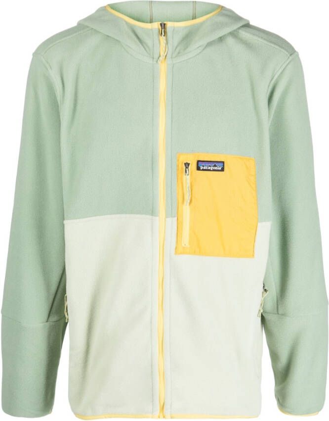 Patagonia Hoodie van gerecycled polyester Groen