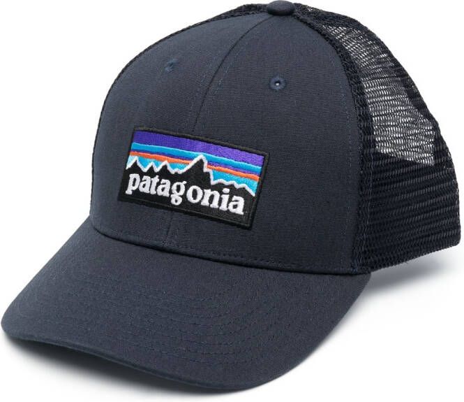 Patagonia Pet met logo Blauw