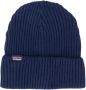 Patagonia Ribgebreide muts Blauw - Thumbnail 1