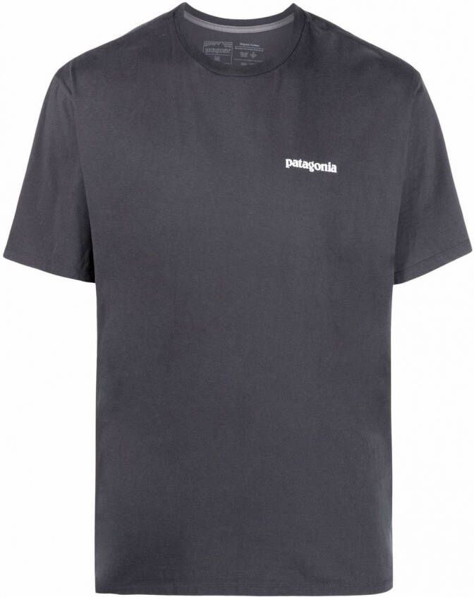 Patagonia T-shirt met logoprint Grijs