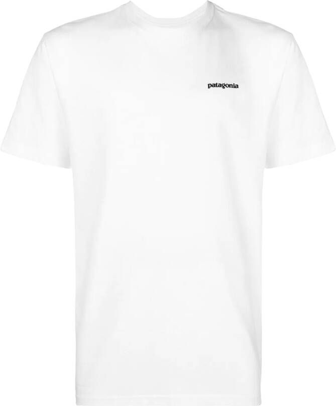 Patagonia T-shirt met logoprint Wit