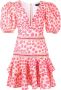 PatBO Mini-jurk met stippen Roze - Thumbnail 1