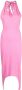 Patou Asymmetrische halterjurk Roze - Thumbnail 1