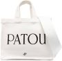Patou Kleine canvas shopper Wit - Thumbnail 1
