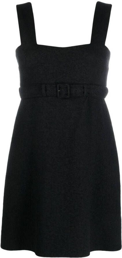 Patou Mini-jurk met ceintuur Zwart