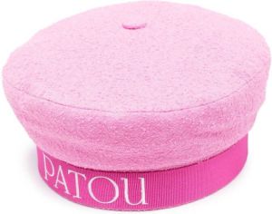 Patou Vissershoed met geborduurd logo Roze