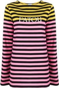 Patou Gestreept T-shirt Roze