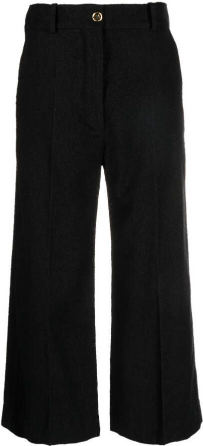 Patou Cropped pantalon Zwart