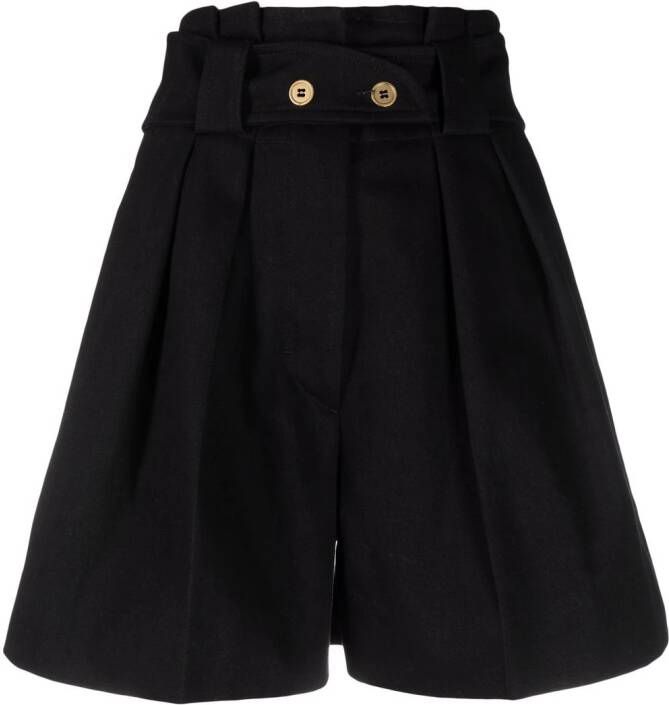 Patou High waist shorts Zwart