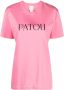 Patou T-shirt met logoprint Roze - Thumbnail 1