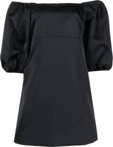 Patou Mini-jurk met pofmouwen Zwart