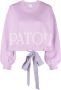 Patou Sweater met logoprint Paars - Thumbnail 1