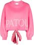Patou Sweater met logoprint Roze - Thumbnail 1