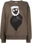 Patou Sweater met print Groen - Thumbnail 1